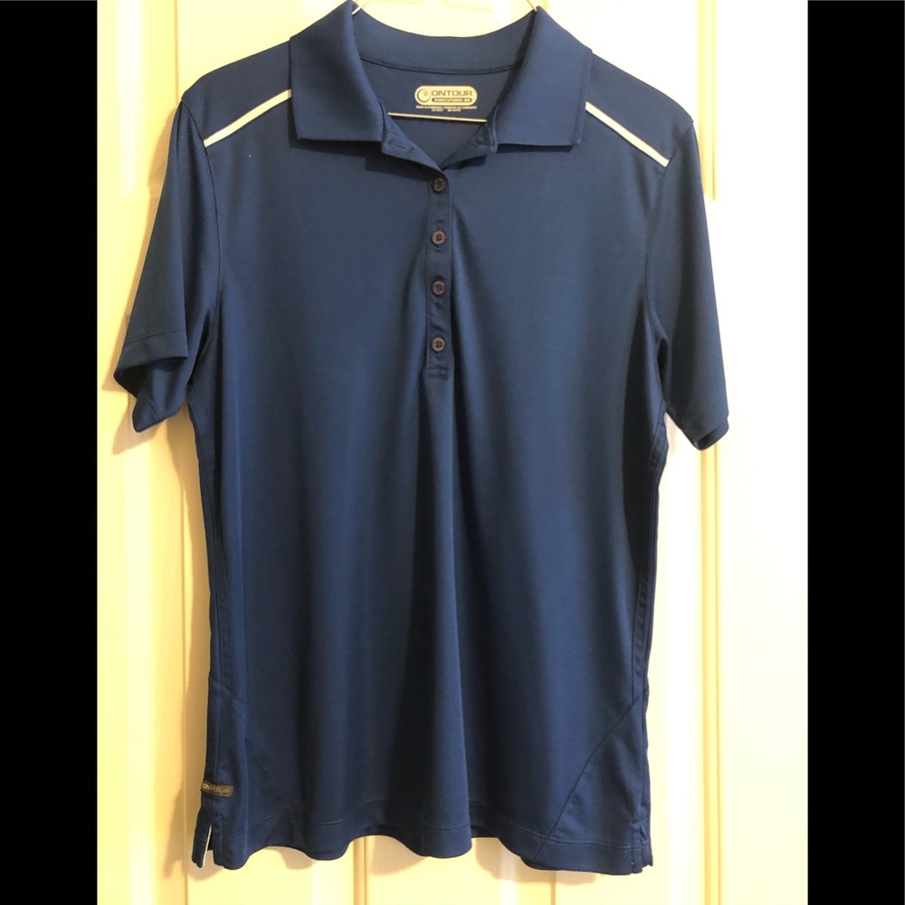 Athletic blue polo